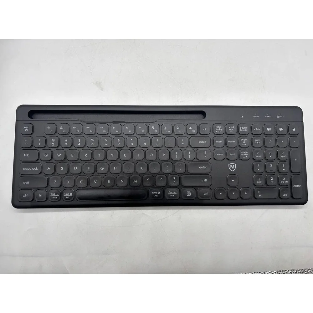 MicroPack Bluetooth Keyboard Mouse Wireless Backlit Dual Mode Multi Bluetooth